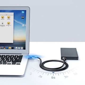 Кабель Ugreen USB - USB 2.0 480Мбит/с 0,25м черный (U