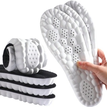 WKŁADKI DO BUTÓW AMORTYZUJĄCE MIĘKKIE NA BOLĄCE STOPY LEKKIE PIANKOWE 41-42