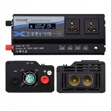 12V to 220V 6000W pure sine wave car inverter
