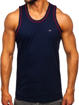 KOSZULKA MĘSKA BOKSERKA TANK TOP GRANATOWA 14276 DENLEY_2XL