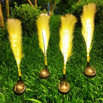 СОЛНЕЧНАЯ СВЕТОДИОДНАЯ САДОВАЯ ЛАМПА PAMPASS GRASS LIGHT DECORATION 2 шт.