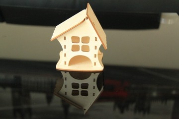 Декорации Лес в стекле Мини-деревянный домик