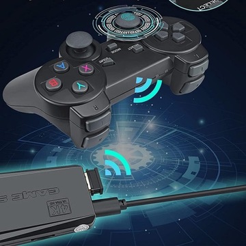 ИГРОВАЯ КОНСОЛЬ РЕТРО 64 ГБ ТВ-ИГРА HDMI 2 PADS 2.4G