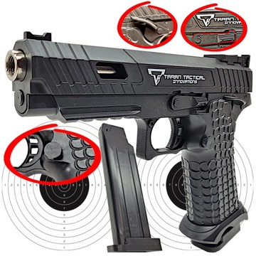 Шаровой пистолет COMBAT MASTER ИМИТАЦИЯ СТРОЙНОЙ ПИСТОЛЕТ+ГРАНАДА 800 шт.