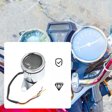 WSKAŹNIK MOTOCYKLOWY OBROTOMIERZ MOTOCYKLOWY PALIWO