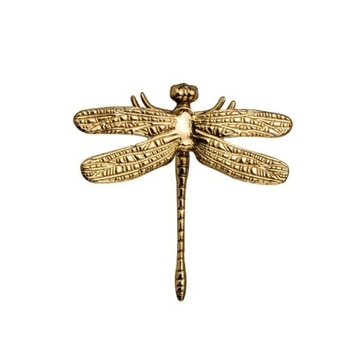 UCHWYT MEBLOWA WAŻKA GAŁKA DRAGONFLY MOSIĄDZ 79 mm