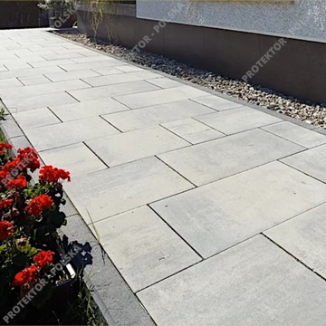 Брусчатка МУЛЬТИКОМПЛЕКС ПОЛБРУК, толщина 6 см, бетонная поверхность, дом, сад