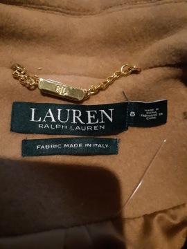 długi wełniany płaszcz Ralph Lauren