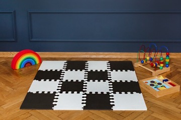 Развивающий коврик для детей-пазлы 106х106 см.