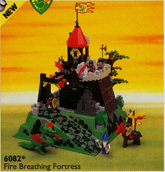 Lego 6082 Fire Breathing Fortress *Zamek *piraci *1993r *100%
