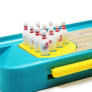 Настольная игра в боулинг с мультяшной лягушкой