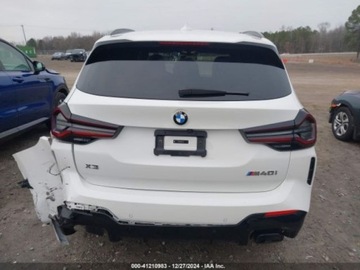 BMW X3 G45 2024 BMW X3 M40I 2024 3.0l 3.0 Benzyna 382KM, zdjęcie 3