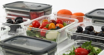 Герметичные термостойкие стеклянные контейнеры для хранения пищевых продуктов x6