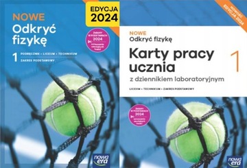 NOWE Odkryć fizykę 1 LO KOMPLET Podstawowy NOWA ERA Edycja 2024