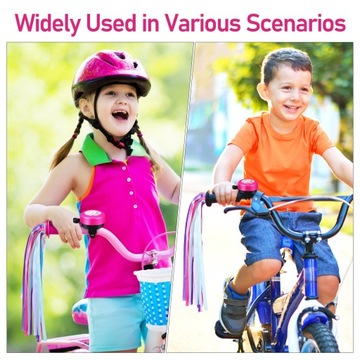 НАБОР ВЕЛОСИПЕДНОГО ЗВОНКА «ЕДИНОРОГ» С ЛЕНТАМИ