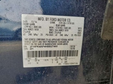 Ford Edge II SUV 2.7 V6 EcoBoost 319KM 2017 Ford Edge 2.7 V6 319 KM, 4x4, wersja SPORT, 6xPDC, ACC, Drive Assist 2.7, zdjęcie 12