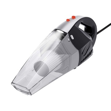 МОЩНЫЙ автомобильный пылесос с фонариком HEPA-фильтр 12В 120Вт + мешок и насадки