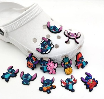PINY PRZYPINKI DO BUTÓW CHARMS CROCS WPINKI LILO & STITCH DISNEY 22 sztuk