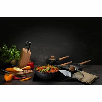 Сковорода из гранита Starke Pro Ashen Granite 28 см