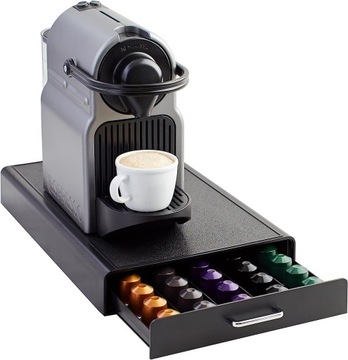 SZUFLADA POJEMNIK ORGANIZER PUDEŁKO NA 50szt KAPSUŁEK KAPSUŁKI NESPRESSO