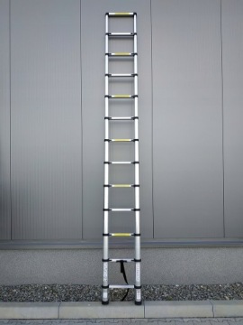 ЛЕСТНИЦА ТЕЛЕСКОПИЧЕСКАЯ 3,2 М + КРЫШКА