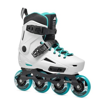 ROLKI ROLLERBLADE LIGHTNING 80 White/Aqua r. 40,5
