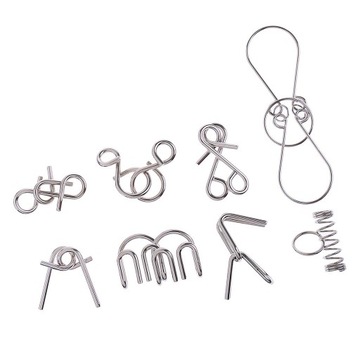 8/компл. классическая игра в мозг с проволокой