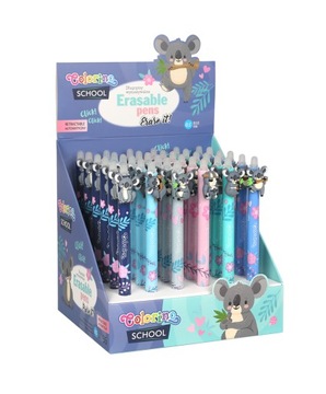 Długopis wymazywalny niebieski Colorino Kids Koala