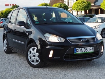 Ford C-MAX I 2007 Ford C-MAX Sliczny czarny 1.6 benzyna z Niemie...