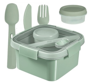 Lunchbox pojemnik ECO 1100 ml pudełko na żywność śniadaniówka zestaw CURVER