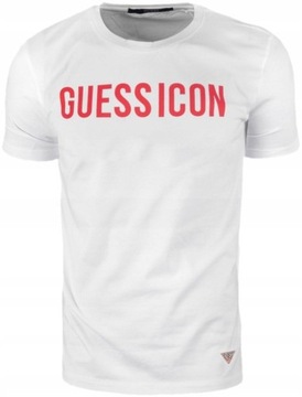 T-shirt męski okrągły dekolt Guess rozmiar L