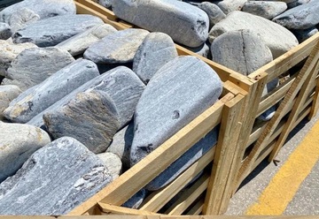 Галька Крокала Акрон 10-40 см Серый Каменный Валун 20кг