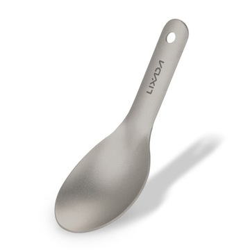Lixada Short Handle Tytanowa łyżka Ultralight