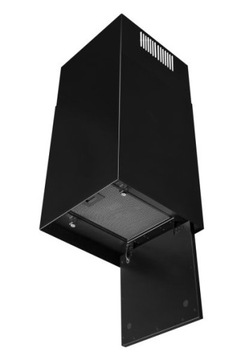 Okap wyspowy Quadro Pro Black Matt Gesture Control