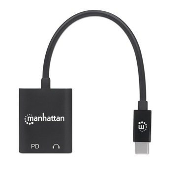 Manhattan ADAPTER HUB USB 2.0 USB-C NA USB-C / JACK 3.5 MM