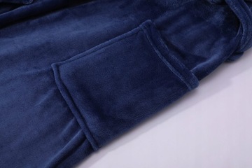 БАННЫЙ ХАЛАТ С КАПЮШОНОМ, НА ЗАВЯЗКЕ, МЯГКАЯ ТЕПЛАЯ РОЗОВАЯ, L/XL