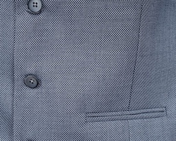 Серый мужской элегантный костюмный жилет с мелким узором + галстук-бабочка - 48