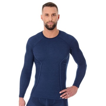 Koszulka Brubeck ACTIVE WOOL Bielizna termiczna L