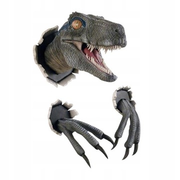 Naścienna rzeźba dinozaura Ściana