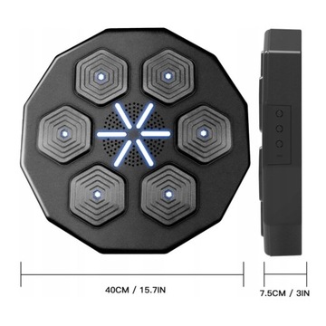 ТРЕНАЖЕР ПО БОКСУ ДЛЯ НАСТЕННОГО КРЕПЛЕНИЯ, RGB MUSIC