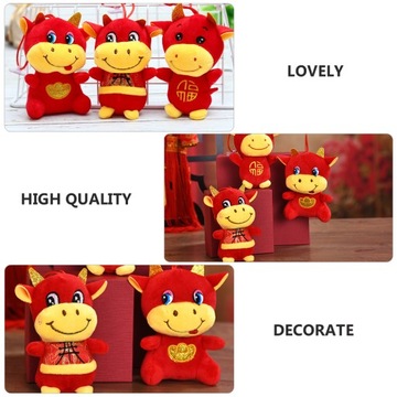 1 шт., украшение в виде плюшевой куклы в китайском стиле