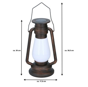 Latarnia solarna z migoczącym płomieniem,72 diodam