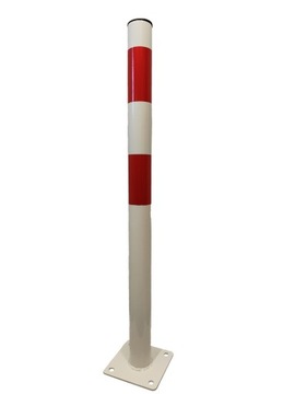 SŁUPEK PARKINGOWY OSTRZEGAWCZY ODBLASKOWY H=120CM