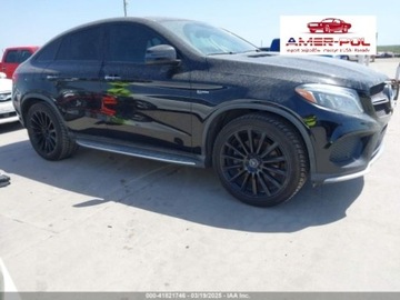 Mercedes GLE W166/C292 2017 Mercedes-Benz GLE 43 amg coupe, 2017r., 4x4, 3.0L 3.0 Benzyna 362KM