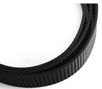 Военный туристический пояс выживания, прочный черный.