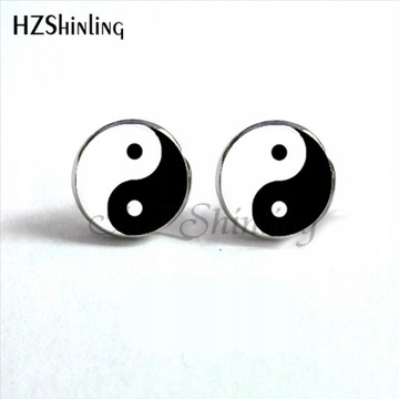 NES-00100 Yin Yang Earrings Ying Yang Ear