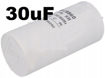 Kondensator rozruchowy do silnika 30uF 450V