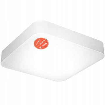 LAMPA SUFITOWA LED biała MAŁA PLAFON natynkowy KWADRAT 30CM panel 30W