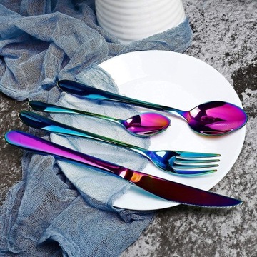 HOBO Rainbow ZESTAW SZTUĆCY 24 ELEMENTY/NOWOŚĆ UK