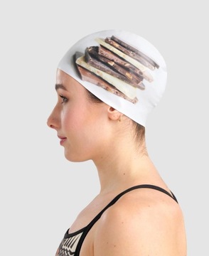 Czepek pływacki arena hd cap choco one size